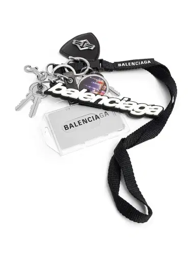 Balenciaga Men's Keychain Badge Full Charms | Thumbnail 2 Balenciaga Men's Keychain Badge Full Charms | Thumbnail 2
