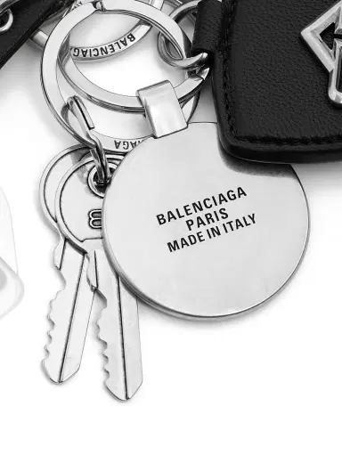 Balenciaga Men's Keychain Badge Full Charms | Thumbnail 4 Balenciaga Men's Keychain Badge Full Charms | Thumbnail 4