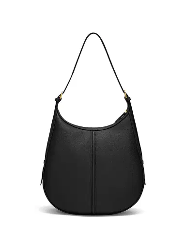 DeMellier Women's Siena Grained Leather Hobo Bag - Black Grain | Thumbnail 3 DeMellier Women's Siena Grained Leather Hobo Bag - Black Grain | Thumbnail 3