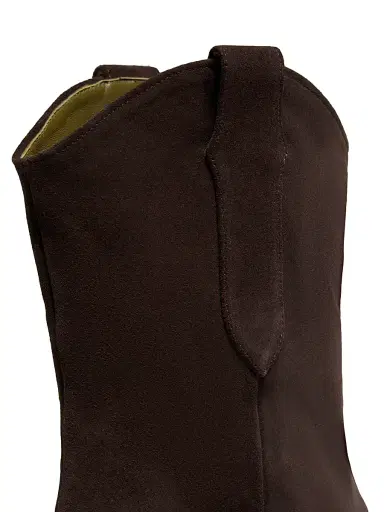 Maria Luca Women's Nila 65MM Suede Booties - Dark Brown - Size 9.5 | Thumbnail 5 Maria Luca Women's Nila 65MM Suede Booties - Dark Brown - Size 9.5 | Thumbnail 5