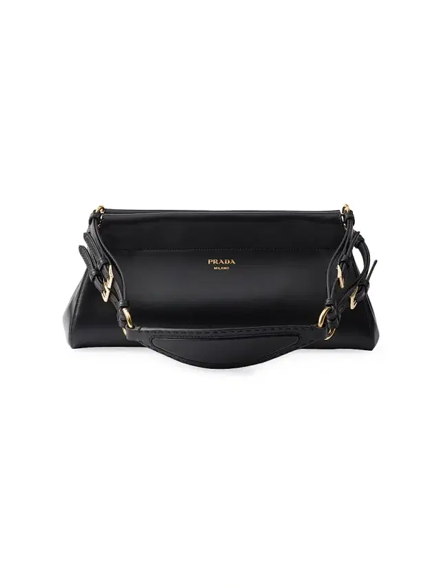Women's Enchaîné  Leather Shoulder Bag - Black