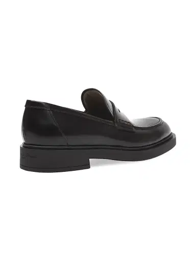 Gianvito Rossi Men's Harris Leather Penny Loafers - Moka | Thumbnail 3 Gianvito Rossi Men's Harris Leather Penny Loafers - Moka | Thumbnail 3