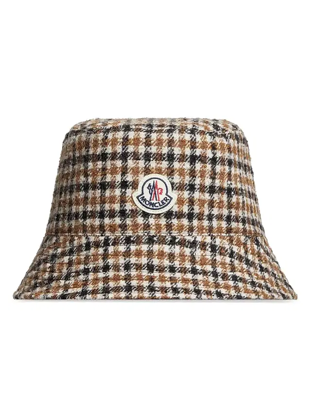 Women's Hat in Wool Blend - Brown Black