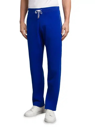 Stefano Ricci Men's Cotton Jogging Trousers Signature Eagle - Ricci Blue - Size 42 | Thumbnail 2 Stefano Ricci Men's Cotton Jogging Trousers Signature Eagle - Ricci Blue - Size 42 | Thumbnail 2