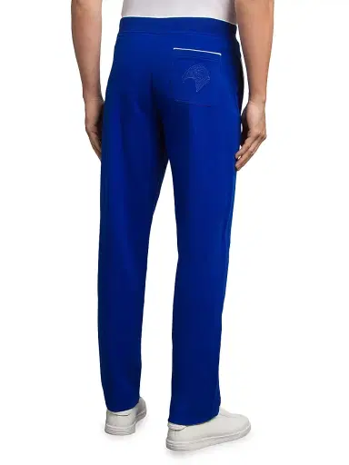 Stefano Ricci Men's Cotton Jogging Trousers Signature Eagle - Ricci Blue - Size 42 | Thumbnail 3 Stefano Ricci Men's Cotton Jogging Trousers Signature Eagle - Ricci Blue - Size 42 | Thumbnail 3