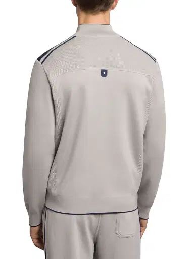 Stefano Ricci Men's Jogging Blouson Jacket with Croc Details - Beige - Size 46 | Thumbnail 2