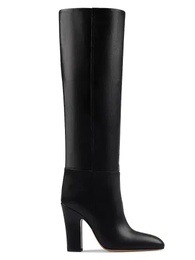Paris Texas Women's 100MM Leather Knee-High Boots - Black | Thumbnail 1 Paris Texas Women's 100MM Leather Knee-High Boots - Black | Thumbnail 1