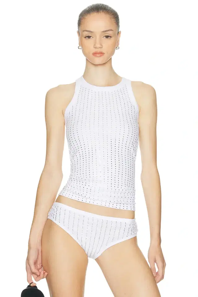 THE ATTICO Studded Tank Top