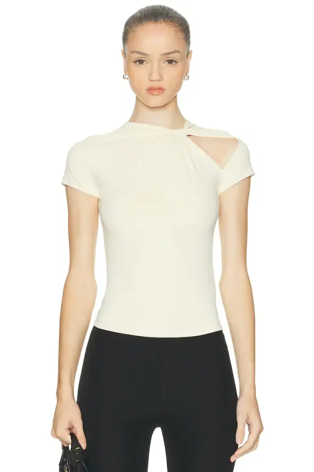 Mimchik Knotted Cut Out Top