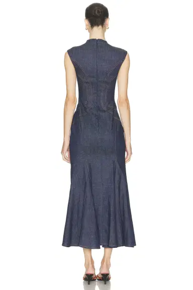 Mimchik Denim Dress | Thumbnail 3 Mimchik Denim Dress | Thumbnail 3