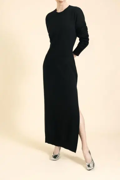 Givenchy Long Sleeve Slit Dress | Thumbnail 2 Givenchy Long Sleeve Slit Dress | Thumbnail 2