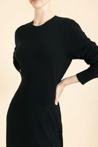 Givenchy Long Sleeve Slit Dress | Thumbnail 3 Givenchy Long Sleeve Slit Dress | Thumbnail 3