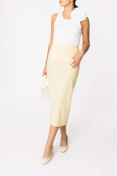 BERNADETTE Marcel Tank - Ivory | Thumbnail 2
