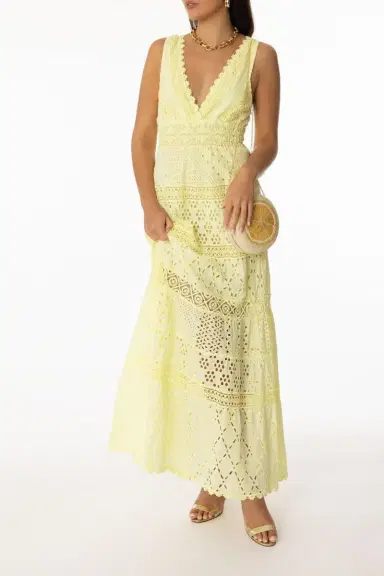 TEMPTATION POSITANO Paglia Dress - Giallo | Thumbnail 2