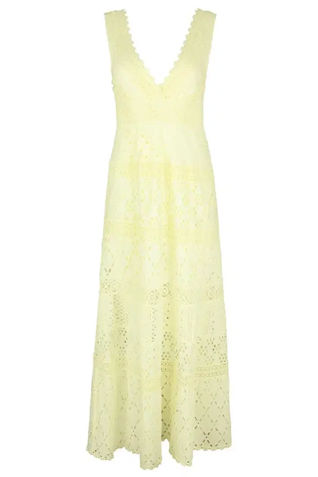 TEMPTATION POSITANO Paglia Dress - Giallo