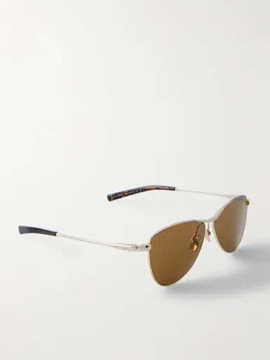 Saint Laurent Eyewear Vesper Small Aviator-style Gold-tone Sunglasses | Thumbnail 3 Saint Laurent Eyewear Vesper Small Aviator-style Gold-tone Sunglasses | Thumbnail 3