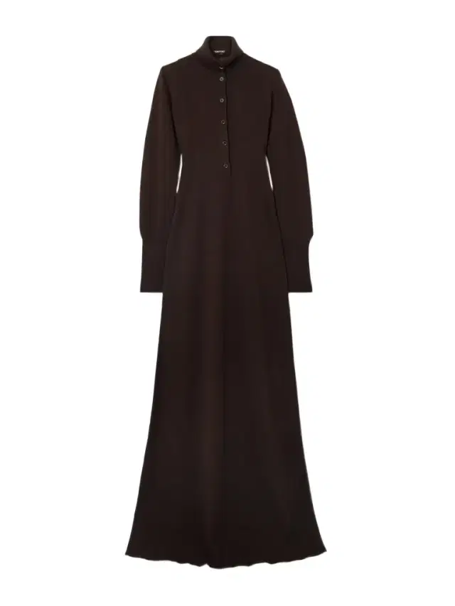 Turtleneck Cashmere Maxi Dress