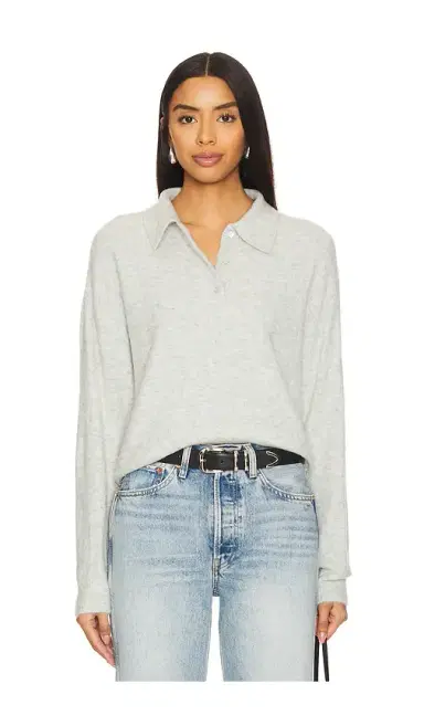 Lovers and Friends Ivy Polo Sweater | Thumbnail 1 Lovers and Friends Ivy Polo Sweater | Thumbnail 1