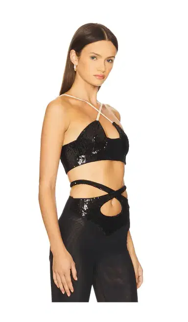 Sketch-Y Rama Crop Top | Thumbnail 2