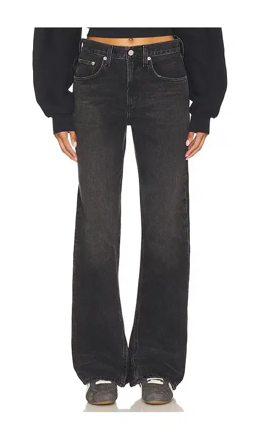 AGOLDE Mid Rise Kick Boot Jeans