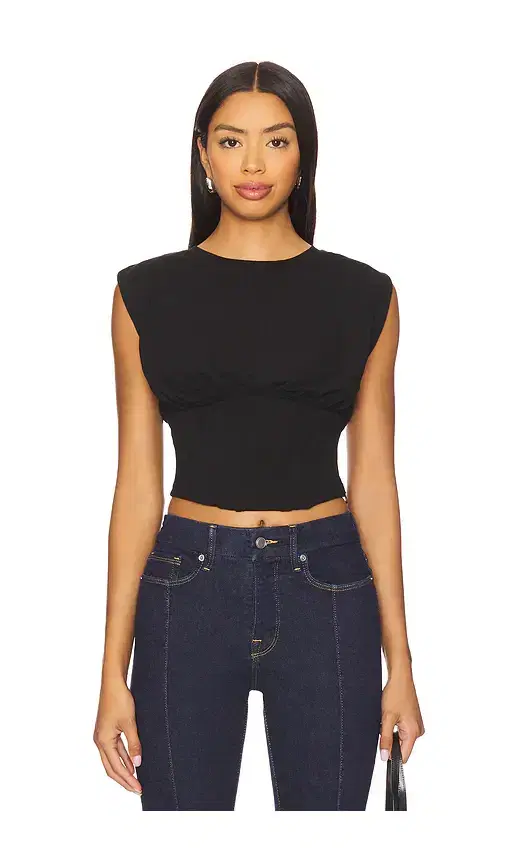 Good American Sleeveless Corset Top