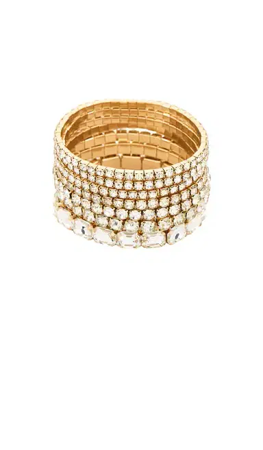 Dannijo Valentina Gold Bracelet Set | Thumbnail 1 Dannijo Valentina Gold Bracelet Set | Thumbnail 1