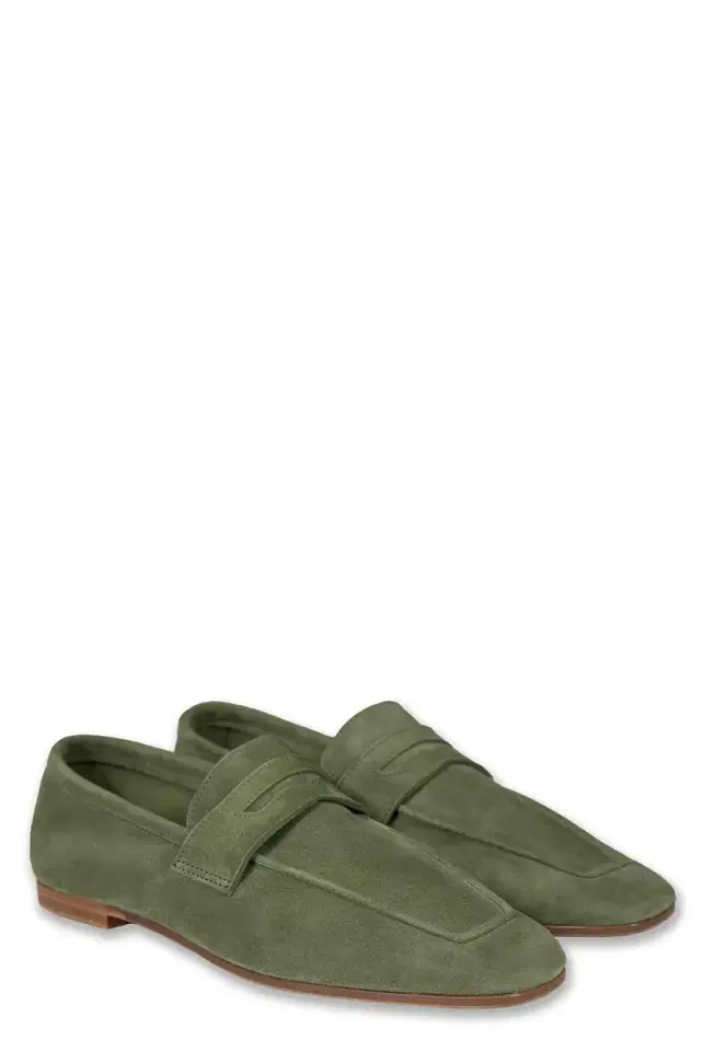 Essenziale Loafers - Khaki Green
