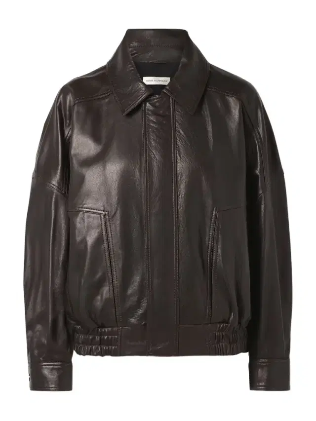 Dalma Leather Bomber Jacket