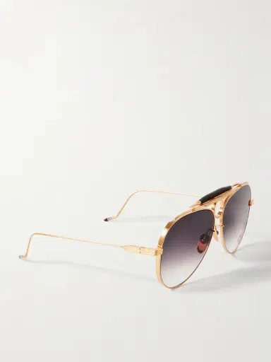 Jacques Marie Mage Duke 2 Gold-tone Aviator-style Sunglasses | Thumbnail 3 Jacques Marie Mage Duke 2 Gold-tone Aviator-style Sunglasses | Thumbnail 3