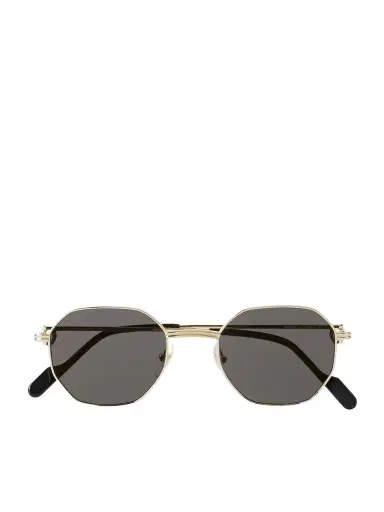 Cartier Eyewear Première De Cartier Hexagon-frame Gold-tone Sunglasses | Thumbnail 1