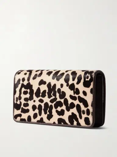Valentino Garavani Vlogo Signature Mini Leopard-print Calf Hair And Textured-leather Shoulder Bag | Thumbnail 3 Valentino Garavani Vlogo Signature Mini Leopard-print Calf Hair And Textured-leather Shoulder Bag | Thumbnail 3