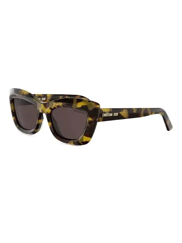 Dior Women's Midnight B3I 54MM Cat-Eye Sunglasses - Coloured Havana And Bordeaux