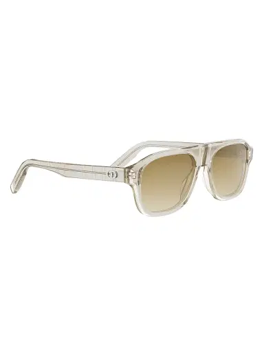 Dior Men's CD Icon A1I 55MM Pilot Sunglasses - Beige And Gradient Brown | Thumbnail 8 Dior Men's CD Icon A1I 55MM Pilot Sunglasses - Beige And Gradient Brown | Thumbnail 8