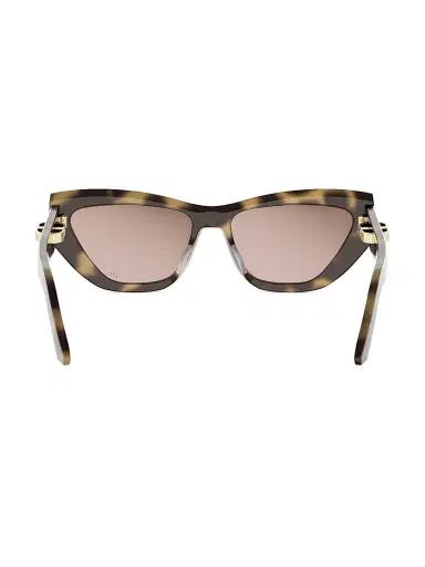Dior Women's C B6I 56MM Cat-Eye Sunglasses - Havana And Brown Mirror | Thumbnail 5