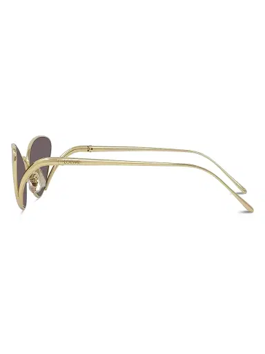 Loewe Women's Signature 59MM Cat-Eye Sunglasses - Shiny Endura Gold Violet | Thumbnail 3 Loewe Women's Signature 59MM Cat-Eye Sunglasses - Shiny Endura Gold Violet | Thumbnail 3