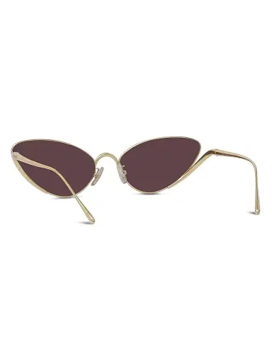 Loewe Women's Signature 59MM Cat-Eye Sunglasses - Shiny Endura Gold Violet | Thumbnail 4 Loewe Women's Signature 59MM Cat-Eye Sunglasses - Shiny Endura Gold Violet | Thumbnail 4
