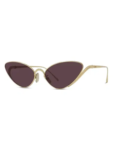 Loewe Women's Signature 59MM Cat-Eye Sunglasses - Shiny Endura Gold Violet | Thumbnail 1 Loewe Women's Signature 59MM Cat-Eye Sunglasses - Shiny Endura Gold Violet | Thumbnail 1
