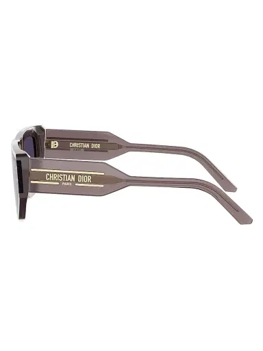 Dior Women's DiorSignature S15I 64MM Cat-Eye Sunglasses - Shiny Dark Brown And Violet | Thumbnail 3 Dior Women's DiorSignature S15I 64MM Cat-Eye Sunglasses - Shiny Dark Brown And Violet | Thumbnail 3