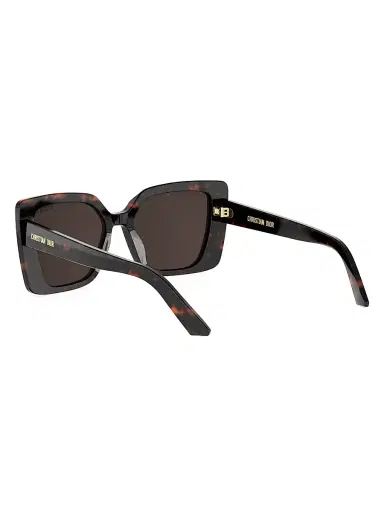 Dior Women's DiorMidnight S5I 55MM Square Sunglasses - Coloured Havana And Brown | Thumbnail 4 Dior Women's DiorMidnight S5I 55MM Square Sunglasses - Coloured Havana And Brown | Thumbnail 4