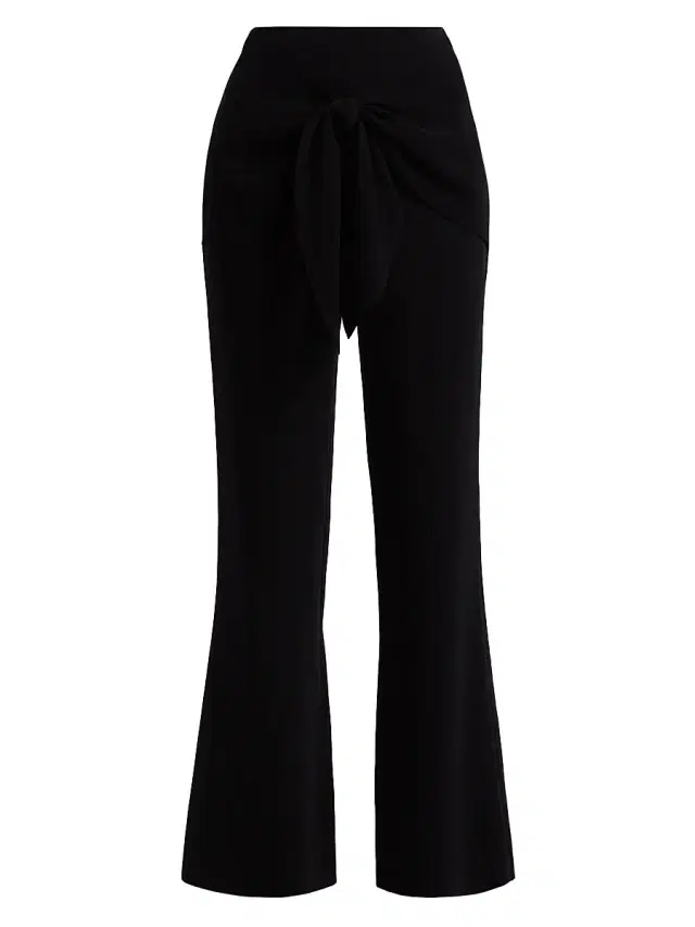Cinq à Sept Women's Lilas High-Rise Wide-Leg Pants - Black