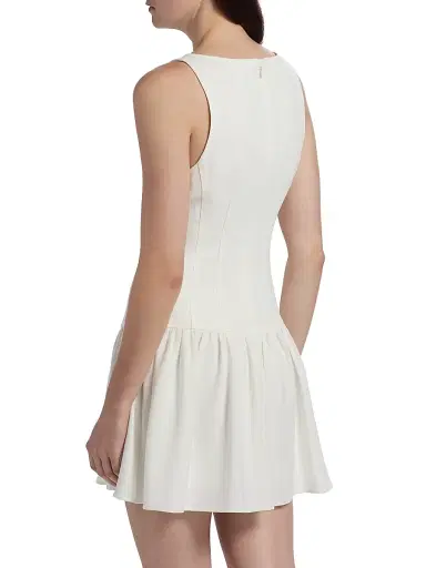 Cinq à Sept Women's Royce Button-Detail Fit & Flare Minidress - | Thumbnail 5