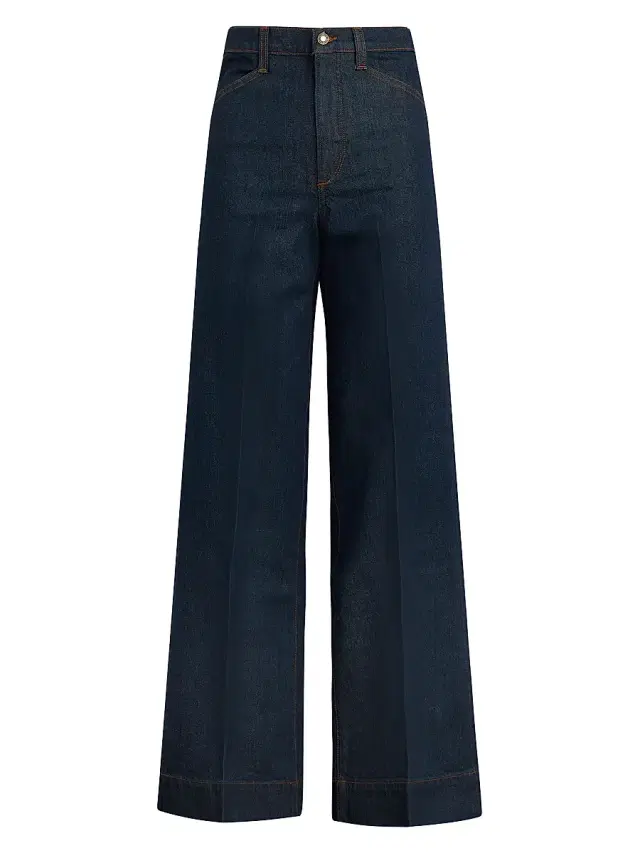 Women's Pepper Wash Mischa High-Rise Wide-Leg Jeans - Pepper
