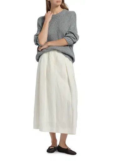 Jenni Kayne Women's Foster Cotton Oversized Sweater | Thumbnail 2 Jenni Kayne Women's Foster Cotton Oversized Sweater | Thumbnail 2
