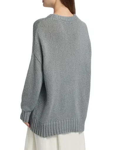 Jenni Kayne Women's Foster Cotton Oversized Sweater | Thumbnail 5 Jenni Kayne Women's Foster Cotton Oversized Sweater | Thumbnail 5
