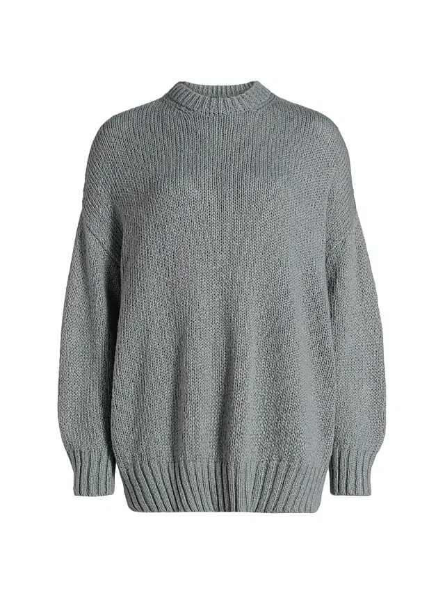 Jenni Kayne Women's Foster Cotton Oversized Sweater - Slate Blue