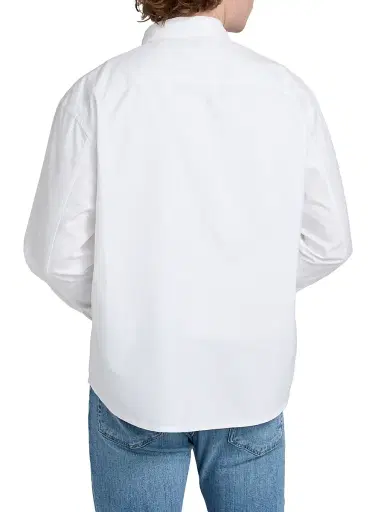 Frame Men's Oxford Cotton Button-Down Shirt - White - Size XXL | Thumbnail 5 Frame Men's Oxford Cotton Button-Down Shirt - White - Size XXL | Thumbnail 5