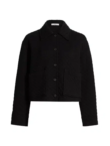 Vince Women's Quilted Cotton-Blend Boxy Jacket | Thumbnail 1 Vince Women's Quilted Cotton-Blend Boxy Jacket | Thumbnail 1
