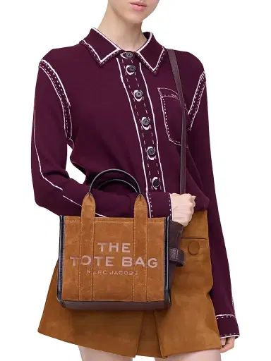 Marc Jacobs Women's The Suede Small Tote Bag - Copper | Thumbnail 2