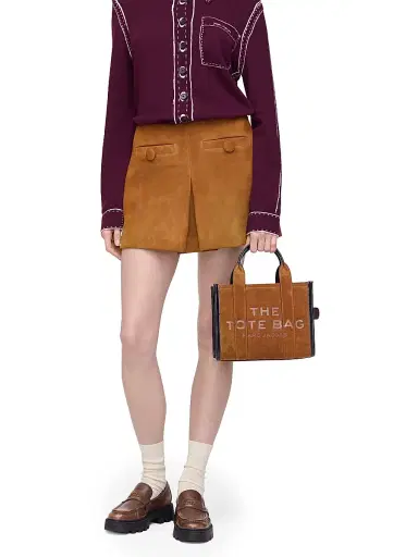 Marc Jacobs Women's The Suede Small Tote Bag - Copper | Thumbnail 3