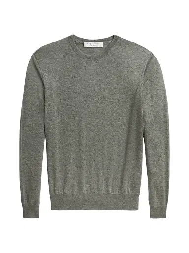 Ralph Lauren Purple Label Men's Cashmere Crewneck Sweater | Thumbnail 1 Ralph Lauren Purple Label Men's Cashmere Crewneck Sweater | Thumbnail 1